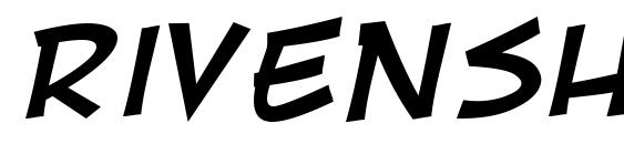 RivenShield Italic Font