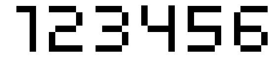 Rix Font, Number Fonts