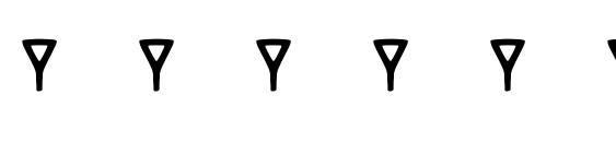 RK Ugaritic Font, Number Fonts