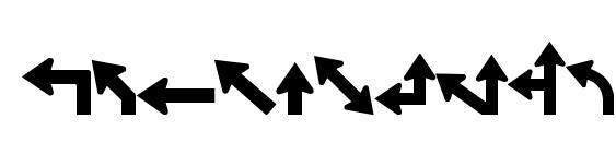 Roadgeek 2005 arrows 1 Font, Number Fonts