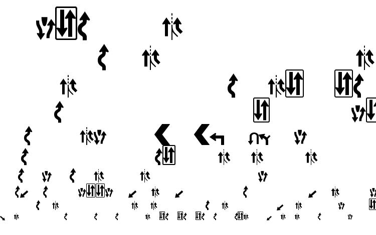 specimens Roadgeek 2005 arrows 2 font, sample Roadgeek 2005 arrows 2 font, an example of writing Roadgeek 2005 arrows 2 font, review Roadgeek 2005 arrows 2 font, preview Roadgeek 2005 arrows 2 font, Roadgeek 2005 arrows 2 font