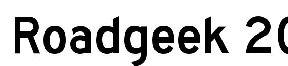 шрифт Roadgeek 2005 series d, бесплатный шрифт Roadgeek 2005 series d, предварительный просмотр шрифта Roadgeek 2005 series d