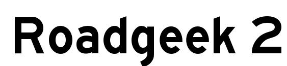 шрифт Roadgeek 2005 series e, бесплатный шрифт Roadgeek 2005 series e, предварительный просмотр шрифта Roadgeek 2005 series e