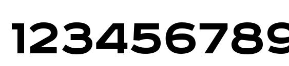 RoadRadio Bold Font, Number Fonts