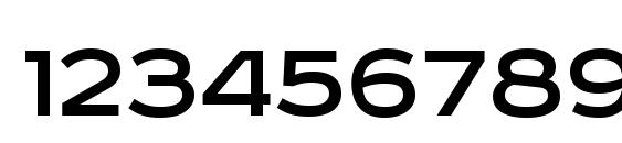 RoadRadio Font, Number Fonts