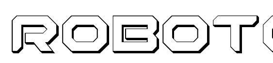Robotaur 3D Font