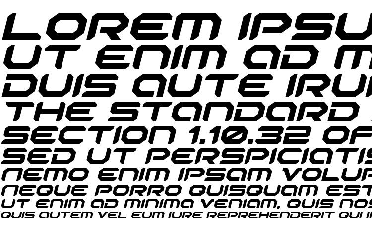 specimens Robotaur Expanded Italic font, sample Robotaur Expanded Italic font, an example of writing Robotaur Expanded Italic font, review Robotaur Expanded Italic font, preview Robotaur Expanded Italic font, Robotaur Expanded Italic font