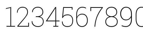 Roboto Slab Thin Font, Number Fonts