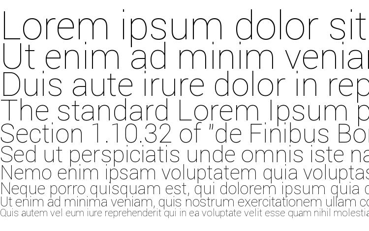 specimens Roboto Thin font, sample Roboto Thin font, an example of writing Roboto Thin font, review Roboto Thin font, preview Roboto Thin font, Roboto Thin font