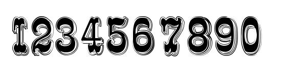 Rochester Line Font, Number Fonts