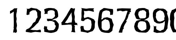 RochesterAntique Regular Font, Number Fonts