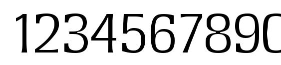 RochesterLH Regular Font, Number Fonts