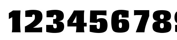 RochesterSerial Black Regular Font, Number Fonts