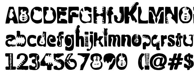 glyphs Rock electric font, сharacters Rock electric font, symbols Rock electric font, character map Rock electric font, preview Rock electric font, abc Rock electric font, Rock electric font