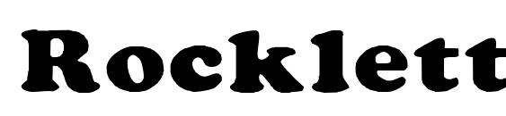 Rockletter Simple font, free Rockletter Simple font, preview Rockletter Simple font