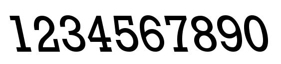 RockneyLefty Regular Font, Number Fonts