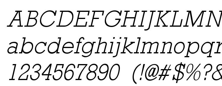 глифы шрифта RockneyLight Italic, символы шрифта RockneyLight Italic, символьная карта шрифта RockneyLight Italic, предварительный просмотр шрифта RockneyLight Italic, алфавит шрифта RockneyLight Italic, шрифт RockneyLight Italic