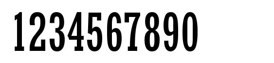 Rockwell MT Condensed Font, Number Fonts