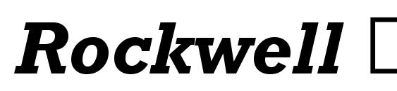 шрифт Rockwell Полужирный Курсив, бесплатный шрифт Rockwell Полужирный Курсив, предварительный просмотр шрифта Rockwell Полужирный Курсив