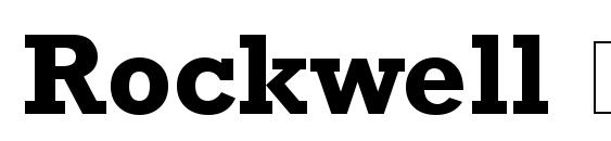 шрифт Rockwell Полужирный, бесплатный шрифт Rockwell Полужирный, предварительный просмотр шрифта Rockwell Полужирный