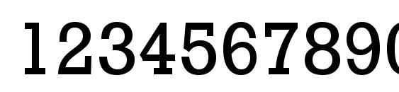 Rockwell Font, Number Fonts