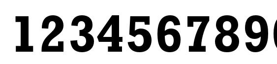 RockwellStd Bold Font, Number Fonts