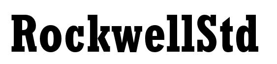 RockwellStd BoldCondensed font, free RockwellStd BoldCondensed font, preview RockwellStd BoldCondensed font