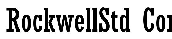 шрифт RockwellStd Condensed, бесплатный шрифт RockwellStd Condensed, предварительный просмотр шрифта RockwellStd Condensed