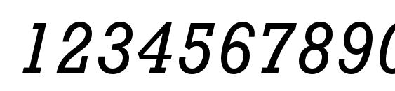 RockwellStd Italic Font, Number Fonts