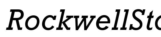 шрифт RockwellStd Italic, бесплатный шрифт RockwellStd Italic, предварительный просмотр шрифта RockwellStd Italic