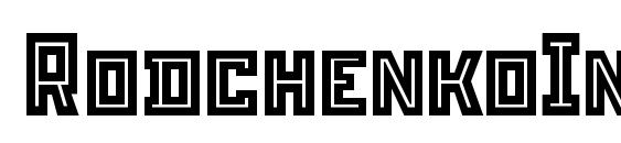 RodchenkoInlineC Font