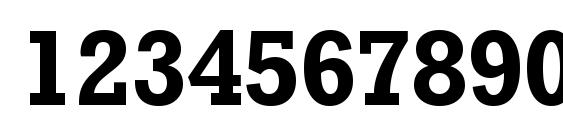 Rodeo Bold Font, Number Fonts