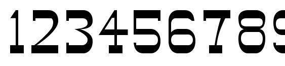 Rodeo Regular Font, Number Fonts