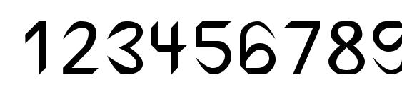 RODNEY Regular Font, Number Fonts