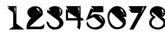 Roger Deans ABWH Font, Number Fonts