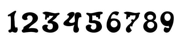 Roland Decor Font, Number Fonts