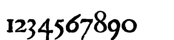 Roman antique Font, Number Fonts