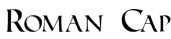шрифт Roman Caps, бесплатный шрифт Roman Caps, предварительный просмотр шрифта Roman Caps