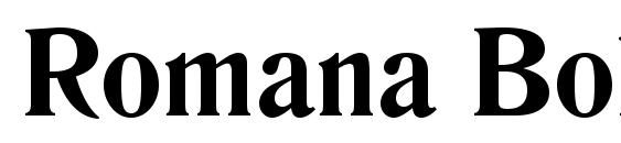 Romana Bold BT font, free Romana Bold BT font, preview Romana Bold BT font