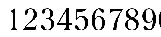 Romana BT Font, Number Fonts