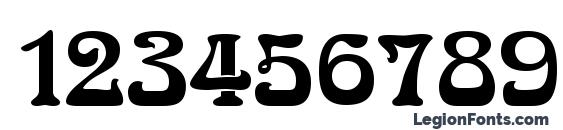 Romaneste Regular Font, Number Fonts