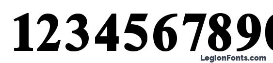 RomanLH Bold Font, Number Fonts