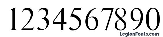 RomanLH Regular Font, Number Fonts