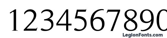 Romanserif Font, Number Fonts