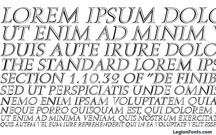 specimens RomanStonecut Italic font, sample RomanStonecut Italic font, an example of writing RomanStonecut Italic font, review RomanStonecut Italic font, preview RomanStonecut Italic font, RomanStonecut Italic font