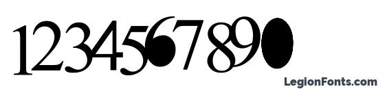 Romantic Font, Number Fonts