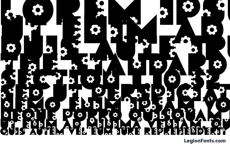 specimens Romashka Deco font, sample Romashka Deco font, an example of writing Romashka Deco font, review Romashka Deco font, preview Romashka Deco font, Romashka Deco font