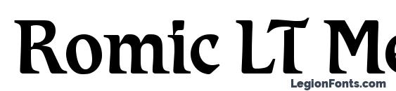 Romic LT Medium font, free Romic LT Medium font, preview Romic LT Medium font
