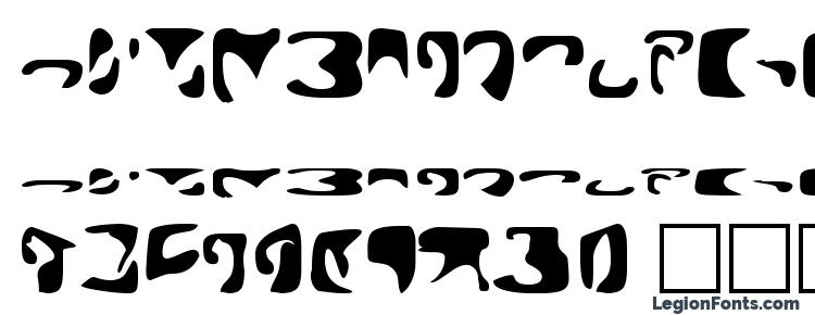 glyphs Romulan font, сharacters Romulan font, symbols Romulan font, character map Romulan font, preview Romulan font, abc Romulan font, Romulan font