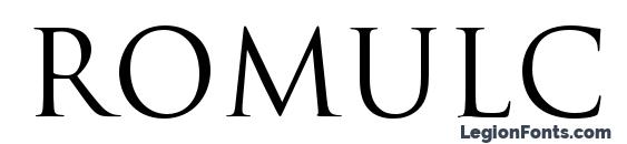 шрифт Romulc, бесплатный шрифт Romulc, предварительный просмотр шрифта Romulc